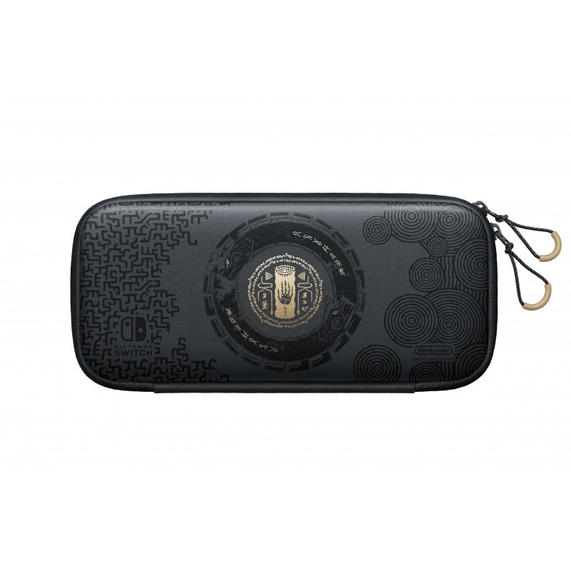 Nintendo 10009832 portable game console case Hardshell case Black, Gold, Grey