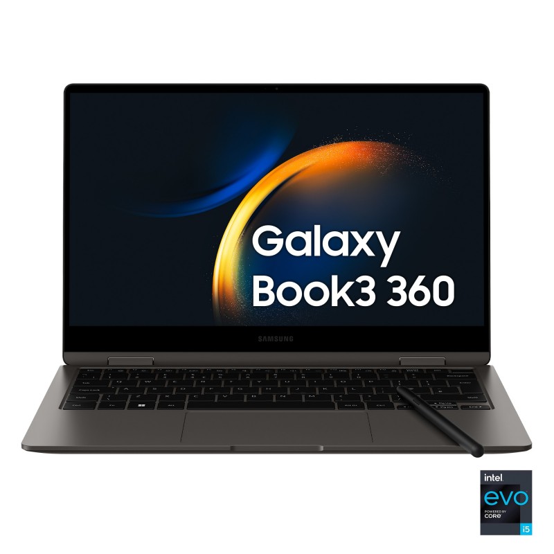 Samsung Galaxy Book3 360 NP730QFG-KA3IT ordenador portatil i5-1340P Híbrido (2-en-1) 33,8 cm (13.3") Pantalla táctil Full HD