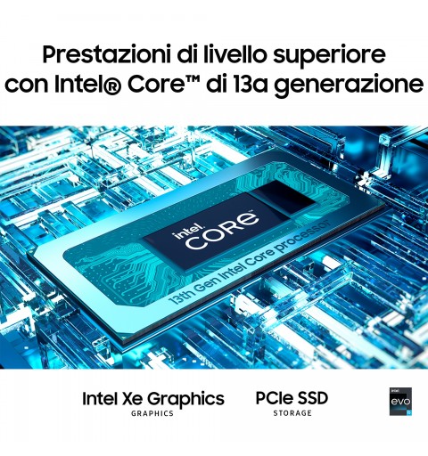 Samsung Galaxy Book3 360 NP730QFG-KA3IT notebook i5-1340P Hybride (2-en-1) 33,8 cm (13.3") Écran tactile Full HD Intel® Core™