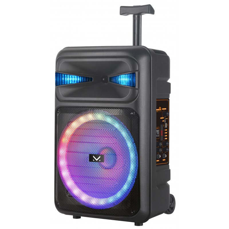 New Majestic Fire T5 Sistema de megafonía con ruedas 20 W Negro