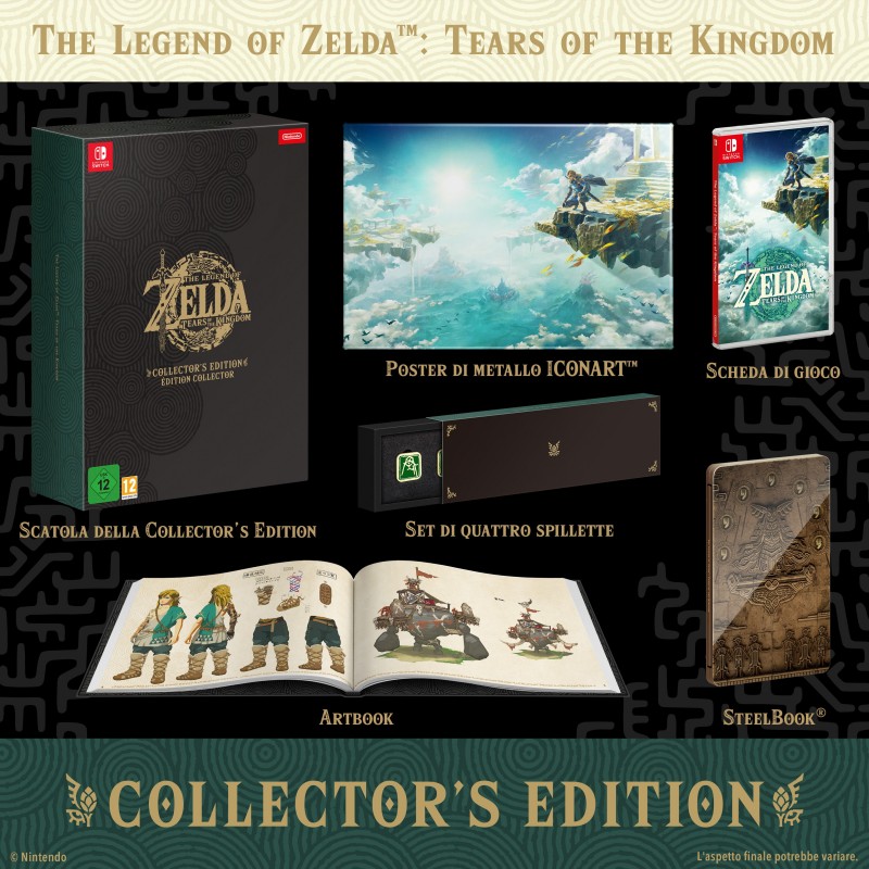 Nintendo The Legend of Zelda Tears of the Kingdom Collector's Edition Coleccionistas Plurilingüe Nintendo Switch