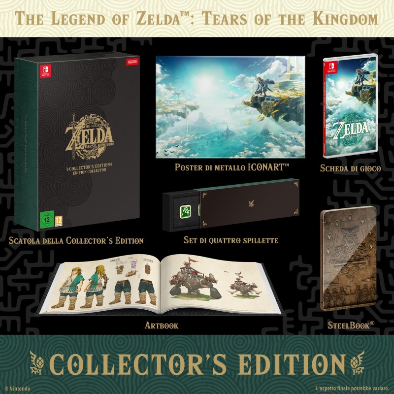 Nintendo The Legend of Zelda Tears of the Kingdom Collector's Edition Collezione Multilingua Nintendo Switch