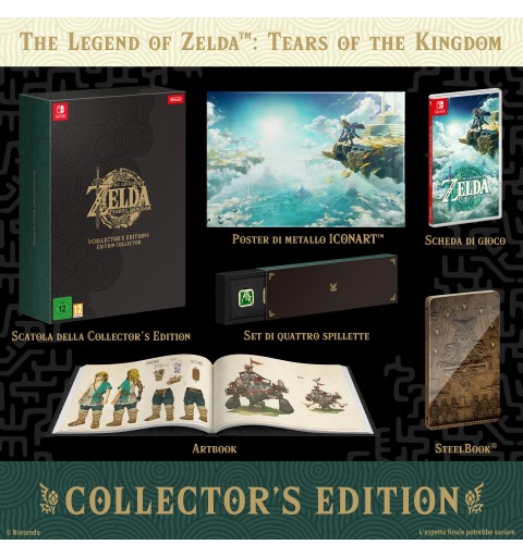 Nintendo The Legend of Zelda Tears of the Kingdom Collector's Edition Coleccionistas Plurilingüe Nintendo Switch