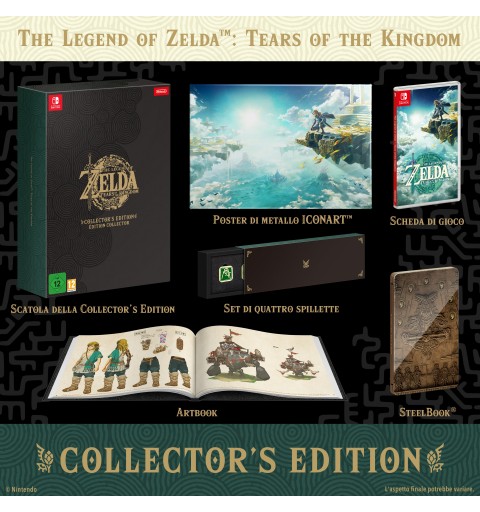 Nintendo The Legend of Zelda Tears of the Kingdom Collector's Edition Collezione Multilingua Nintendo Switch