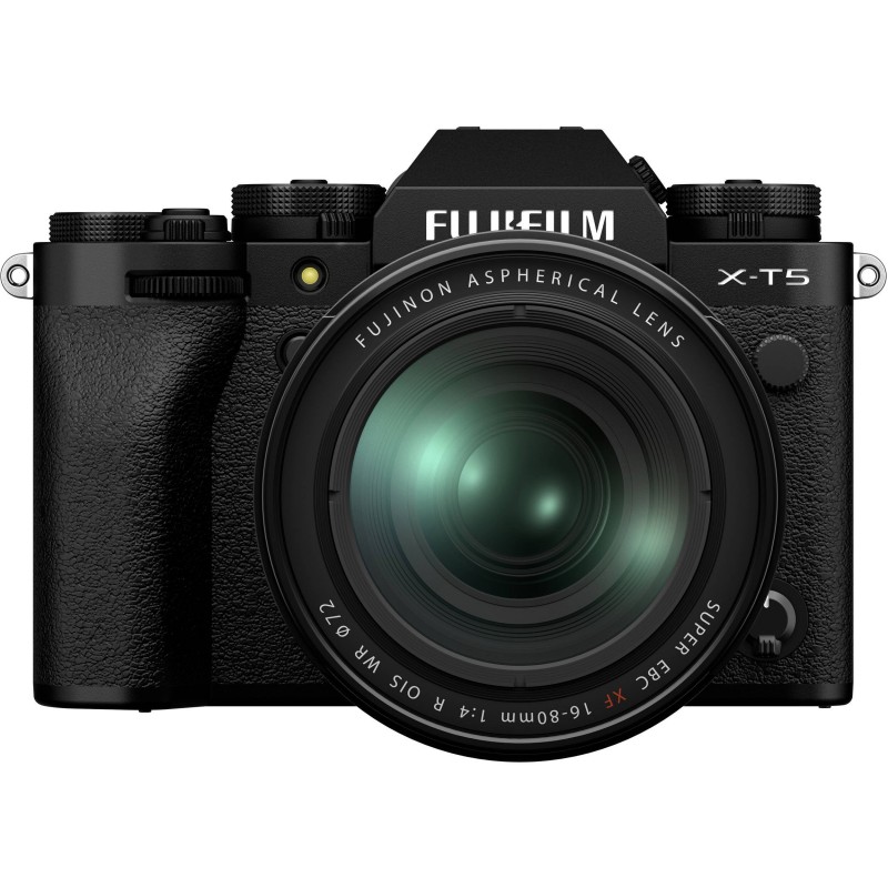 Fujifilm X -T5 + XF16-80mmF4 R OIS WR MILC 40,2 MP X-Trans CMOS 5 HR 7728 x 5152 Pixel Nero