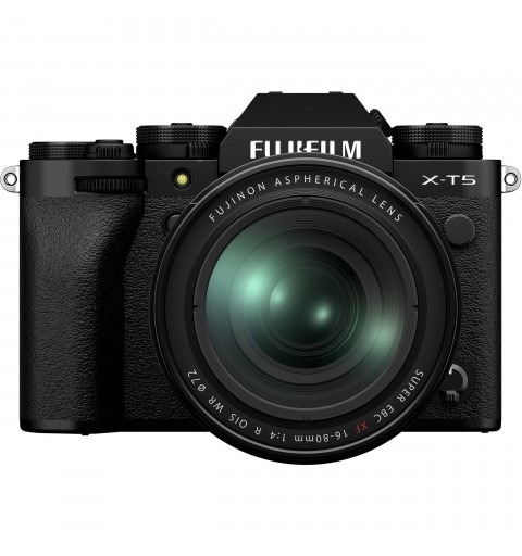 Fujifilm X -T5 + XF16-80mmF4 R OIS WR MILC 40,2 MP X-Trans CMOS 5 HR 7728 x 5152 pixels Noir