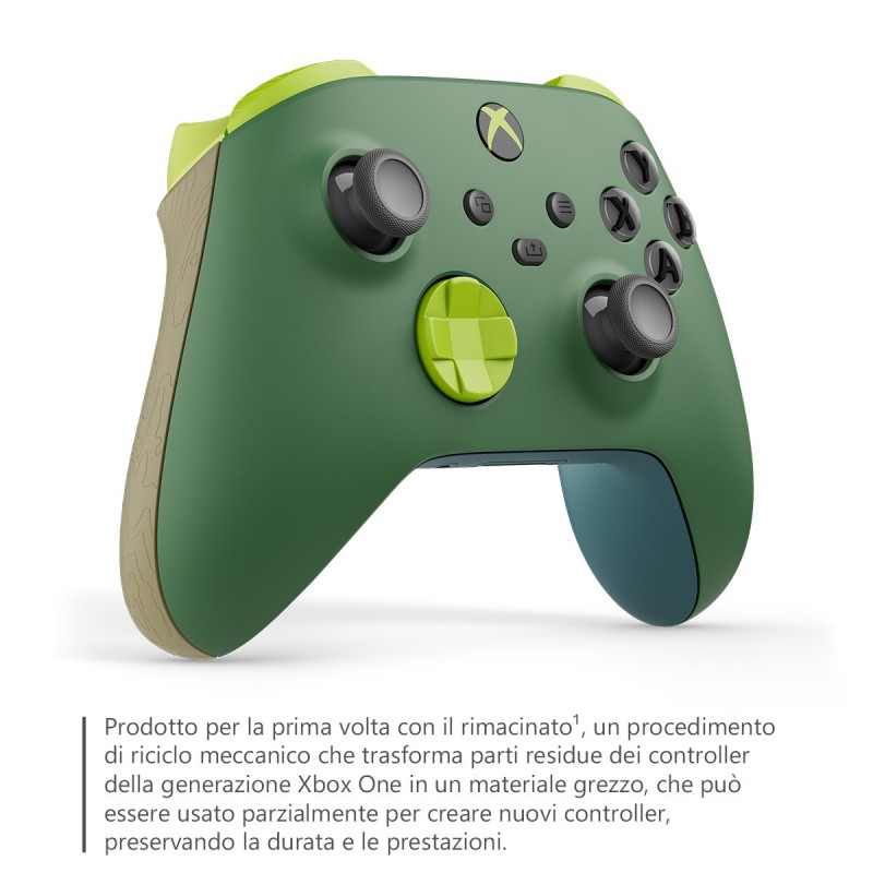 Microsoft Xbox Remix Special Edition Green Bluetooth USB Gamepad Analogue Digital Android, PC, Xbox One, Xbox Series S, Xbox