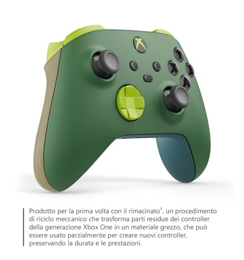 Microsoft Xbox Remix Special Edition Green Bluetooth USB Gamepad Analogue Digital Android, PC, Xbox One, Xbox Series S, Xbox