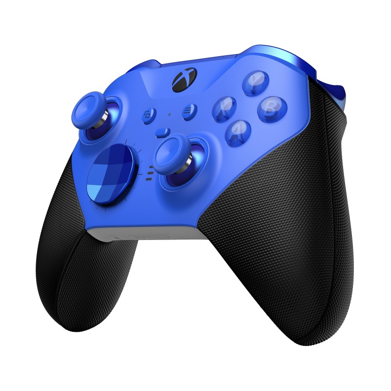 Microsoft Xbox Elite Series 2 - Core Black, Blue Bluetooth USB Gamepad Analogue Digital PC, Xbox One, Xbox One S, Xbox One X,