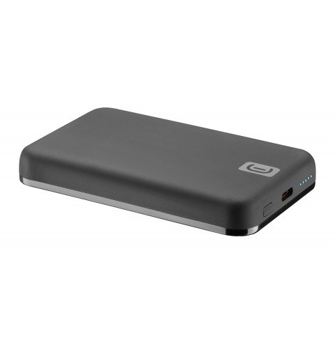 Cellularline Wireless power bank MAG 5000 Caricabatterie portatile compatibile con MagSafe Nero