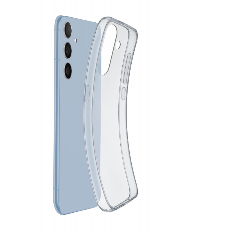 Cellularline Fine - Galaxy A54 5G Cover in gomma morbida ultra sottile e trasparente Trasparente