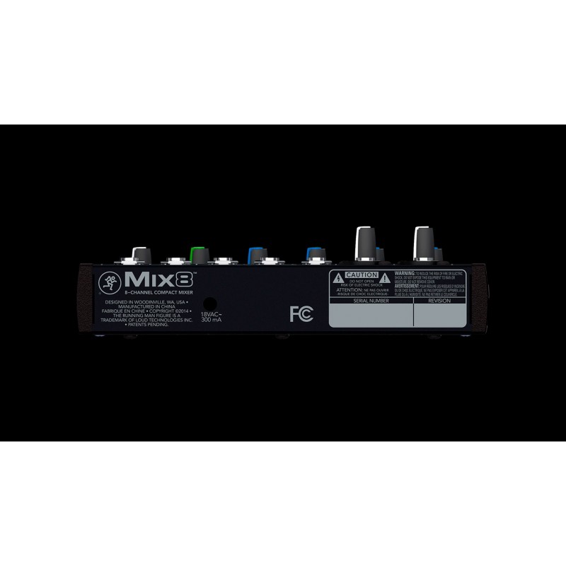 Mackie Mix8 8 channels 20 - 30000 Hz Black