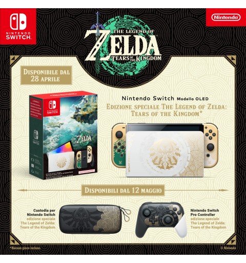 Nintendo Switch Pro Controller - Edizione Speciale The Legend of Zelda Tears of the Kingdom
