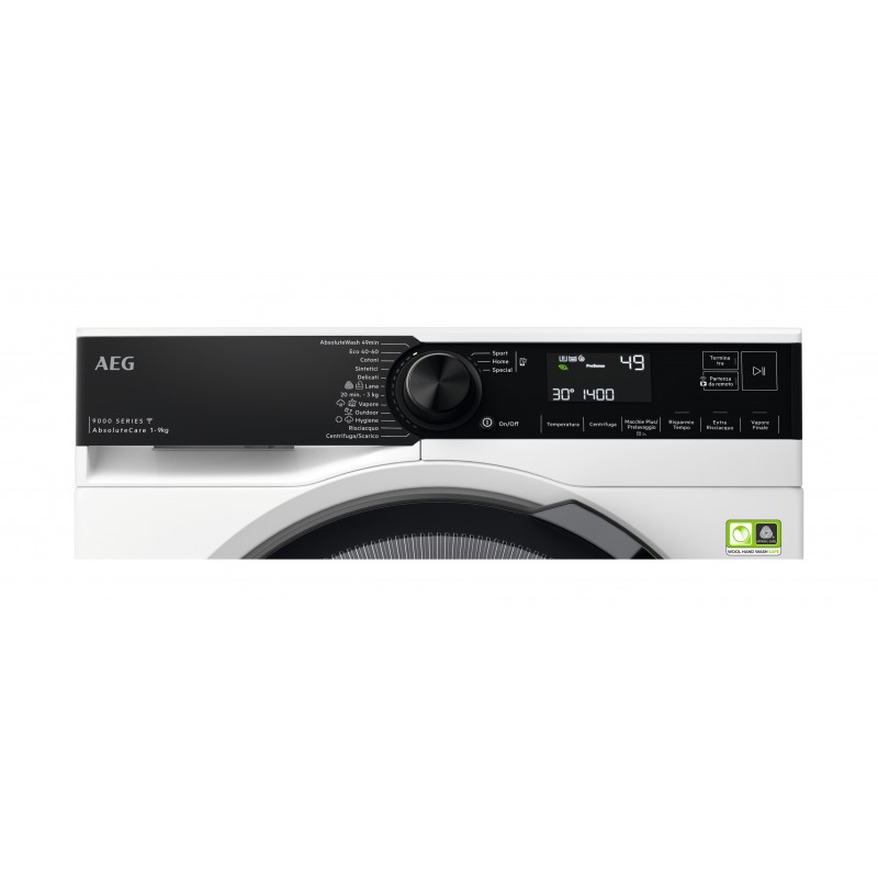 AEG LR9H94GBS lavadora Carga frontal 9 kg 1351 RPM A Blanco