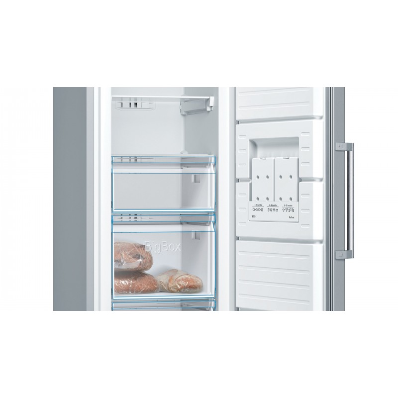 Bosch Serie 4 GSN36VLEP freezer Upright freezer Freestanding 242 L E Stainless steel