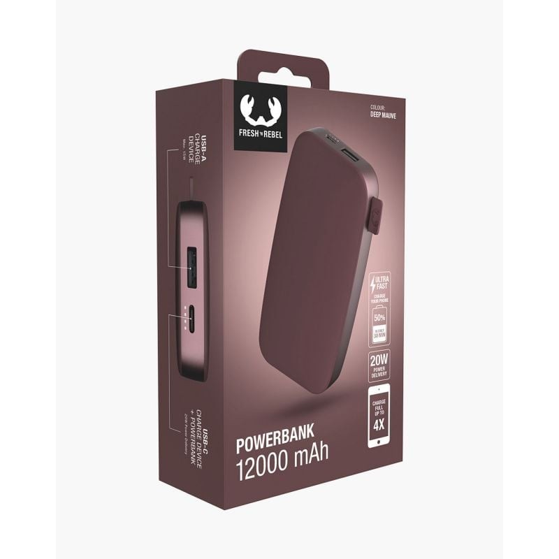 Fresh 'n Rebel 2PB12100DM Powerbank 12000 mAh Malve
