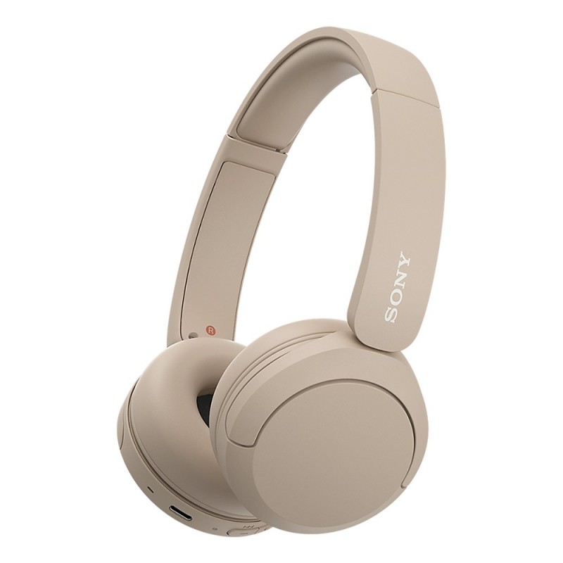 Sony WH-CH520 Auricolare Wireless A Padiglione Musica e Chiamate USB tipo-C Bluetooth Base di ricarica Crema