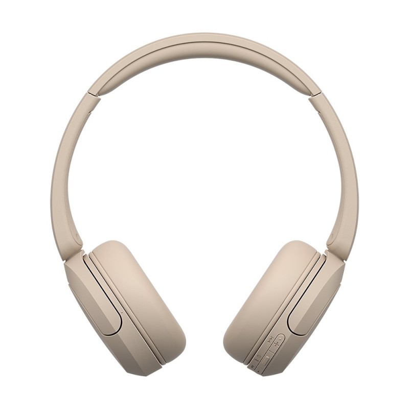 Sony WH-CH520 Kopfhörer Kabellos Kopfband Anrufe Musik USB Typ-C Bluetooth Ladestation Cremefarben