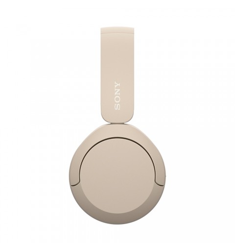 Sony WH-CH520 Auricolare Wireless A Padiglione Musica e Chiamate USB tipo-C Bluetooth Base di ricarica Crema