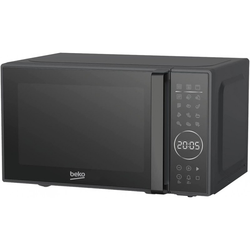 BEKO MGC20130BB Forno Microonde con Grill 20 Litri 1000 W Timer Digitale 10 Livelli di Potenza Nero