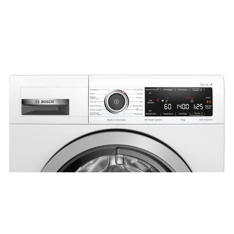 Bosch Serie 8 WAV28MA9II lavadora Carga frontal 9 kg 1400 RPM A Blanco