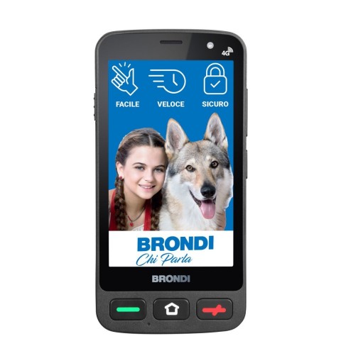 Brondi Pocket 10.2 cm (4") Dual SIM Android 12 Go edition 4G USB Type-C 2 GB 16 GB 1400 mAh Black