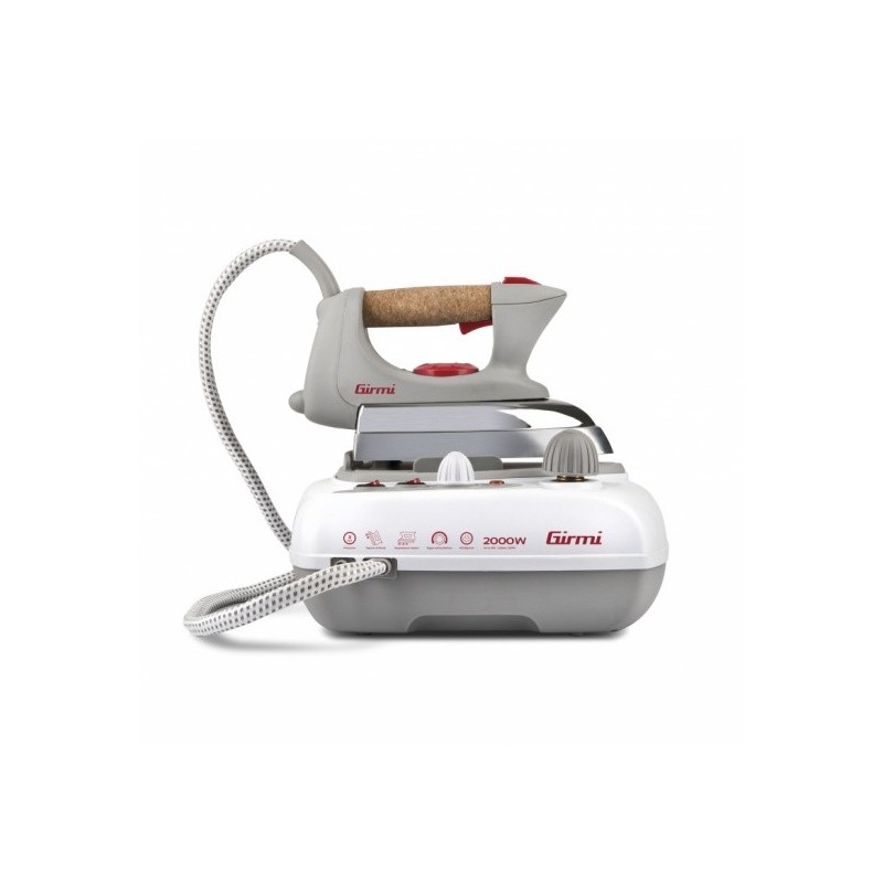 Girmi ST03 2000 W 0,7 L Semelle en aluminium Gris, Blanc