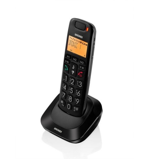 Brondi Bravo Bright Teléfono DECT Identificador de llamadas Negro