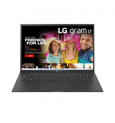 LG Gram 17ZB90R-G.AA75D Notebook i7-1360P 43,2 cm (17 Zoll) WQXGA Intel® Core™ i7 16 GB LPDDR4x-SDRAM 512 GB SSD Wi-Fi 6