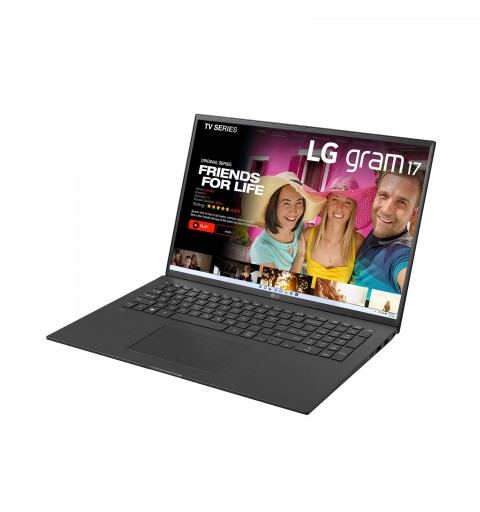 LG Gram 17ZB90R-G.AA75D Notebook i7-1360P 43,2 cm (17 Zoll) WQXGA Intel® Core™ i7 16 GB LPDDR4x-SDRAM 512 GB SSD Wi-Fi 6