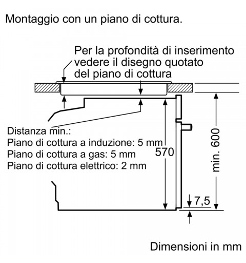 Bosch Serie 2 HBA172BS0 Backofen 71 l 3600 W A Schwarz, Edelstahl