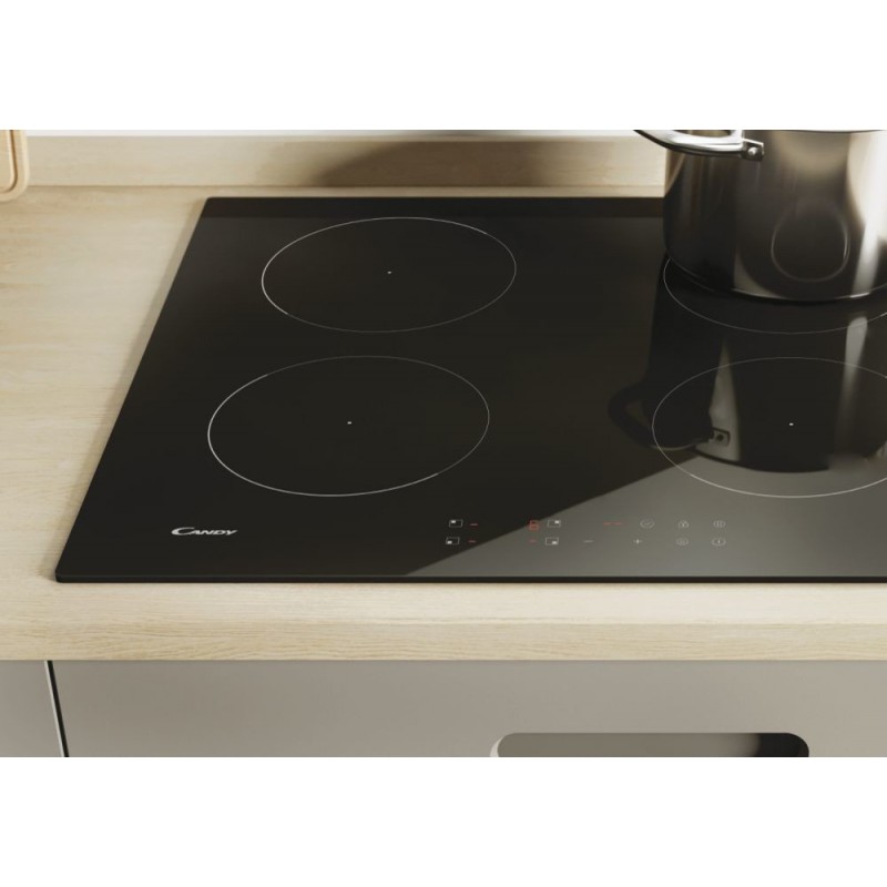 Candy CMCI642TT Black Built-in 59 cm Zone induction hob 4 zone(s)