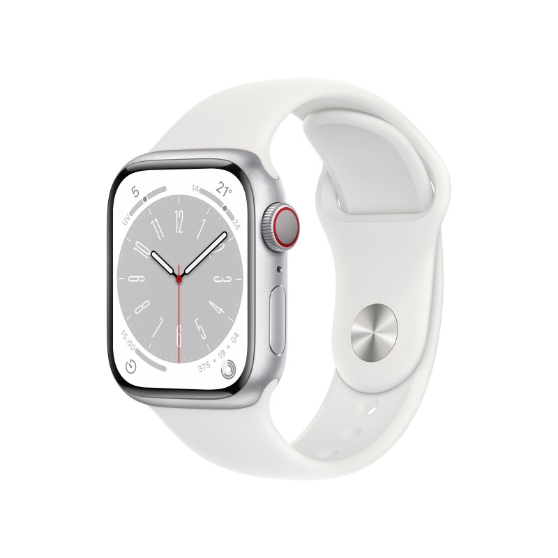 TIM Apple Watch Series 8 OLED 41 mm 4G Argento GPS (satellitare)