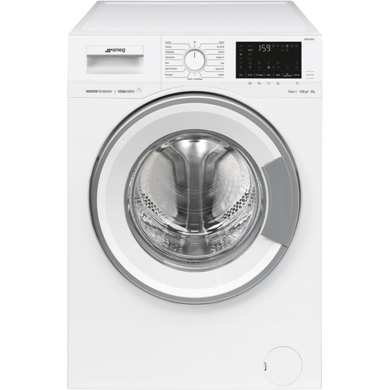 Smeg WHT814ASIT lavadora Carga frontal 8 kg 1400 RPM A Blanco