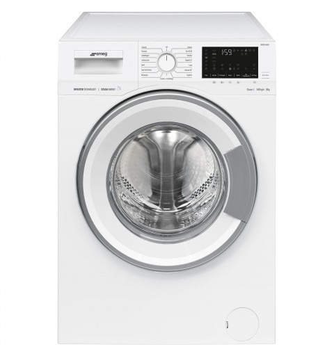 Smeg WHT814ASIT lavadora Carga frontal 8 kg 1400 RPM A Blanco