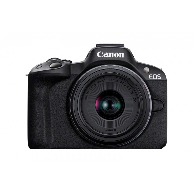 Canon EOS R50, Black + RF-S 18-45 IS STM + RF-S 55-210mm F5-7.1 IS STM Kit MILC 24,2 MP CMOS 6000 x 4000 pixels Noir