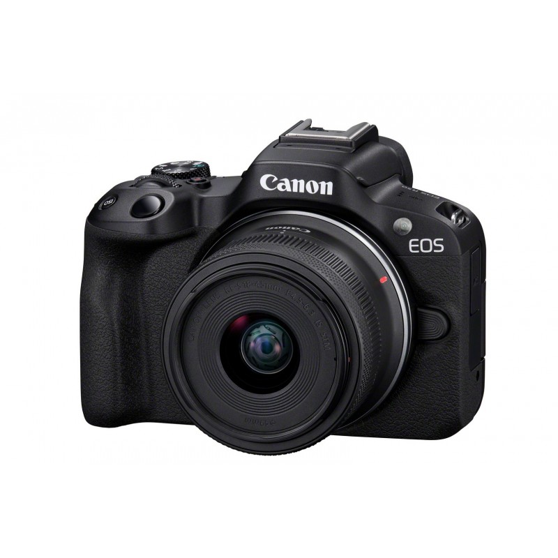 Canon EOS R50, Black + RF-S 18-45 IS STM + RF-S 55-210mm F5-7.1 IS STM Kit MILC 24,2 MP CMOS 6000 x 4000 Pixeles Negro