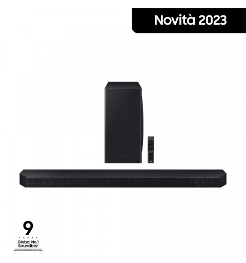 Samsung Soundbar HW-Q800C ZF Serie Q, 11 speaker, Wireless Dolby Atmos, Audio a 5.1.2 canali, Q-Simphony, Compatibile con Alexa