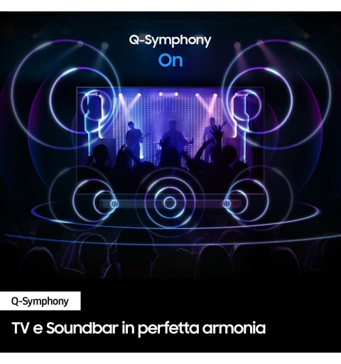Samsung Soundbar HW-Q800C ZF Serie Q, 11 speaker, Wireless Dolby Atmos, Audio a 5.1.2 canali, Q-Simphony, Compatibile con Alexa
