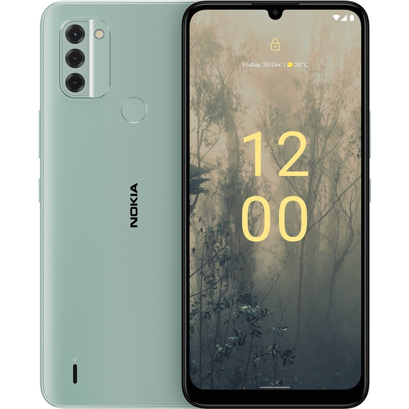 Nokia C31 17,1 cm (6.74") Android 12 4G Micro-USB 4 Go 64 Go 5050 mAh Couleur menthe