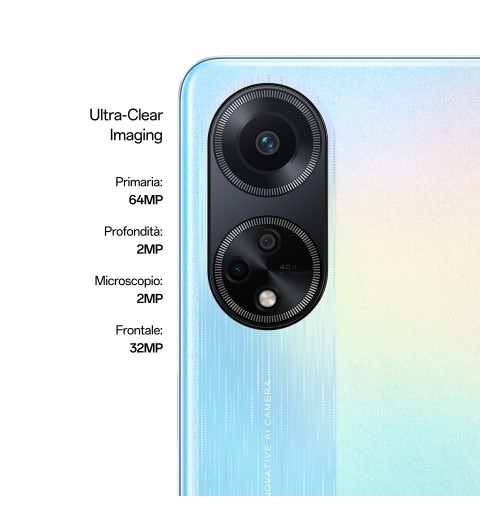 OPPO A98 5G 17,1 cm (6.72") SIM doble Android 13 USB Tipo C 8 GB 256 GB 5000 mAh Azul