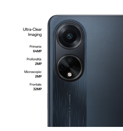 OPPO A98 5G 17,1 cm (6.72") Double SIM Android 13 USB Type-C 8 Go 256 Go 5000 mAh Noir