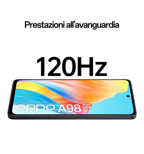 OPPO A98 5G 17,1 cm (6.72") Double SIM Android 13 USB Type-C 8 Go 256 Go 5000 mAh Noir
