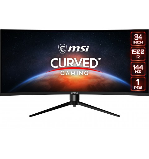 MSI Optix MAG342CQR 86,4 cm (34") 3440 x 1440 pixels UltraWide Quad HD LCD Noir