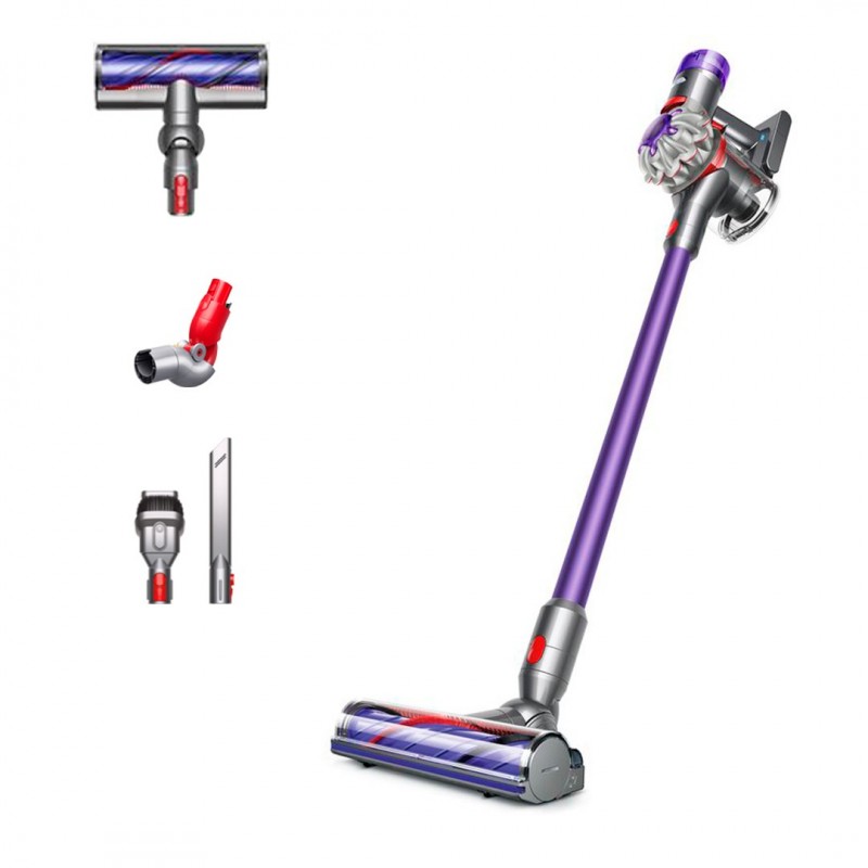 Dyson V8 Origin Púrpura, Plata Sin bolsa