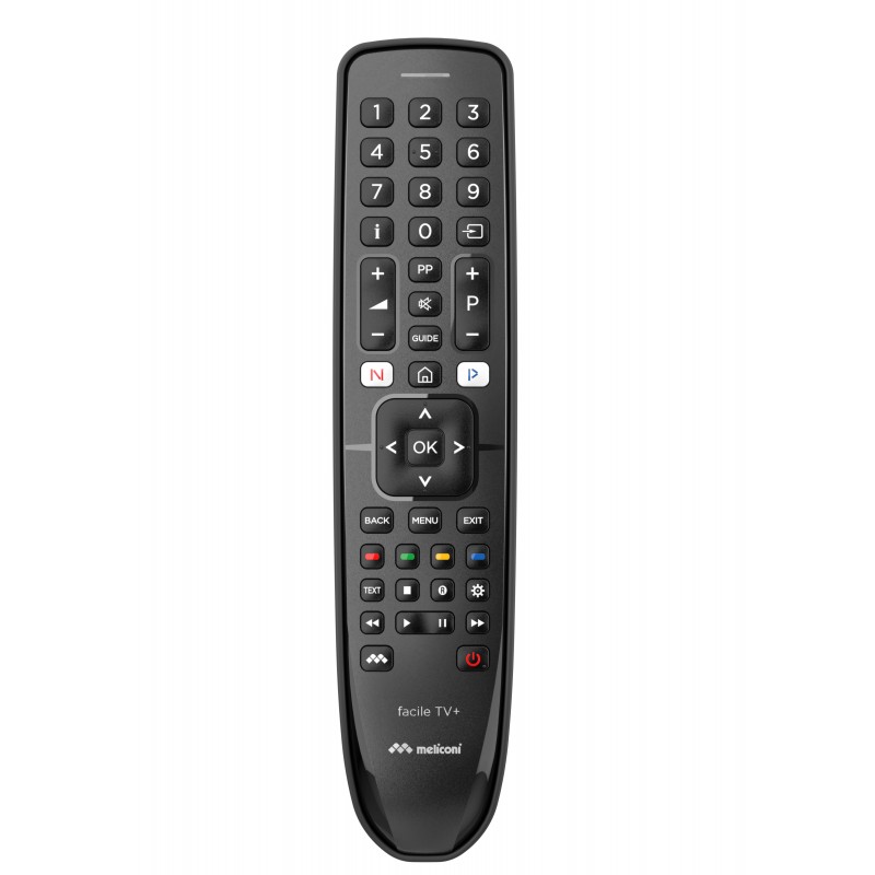 Meliconi Gumbody Facile TV+ remote control RF Wireless Press buttons