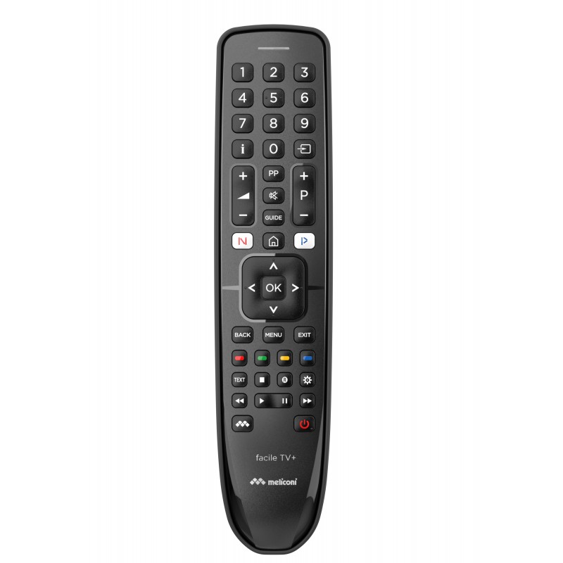 Meliconi Gumbody Facile TV+ telecomando RF Wireless Pulsanti