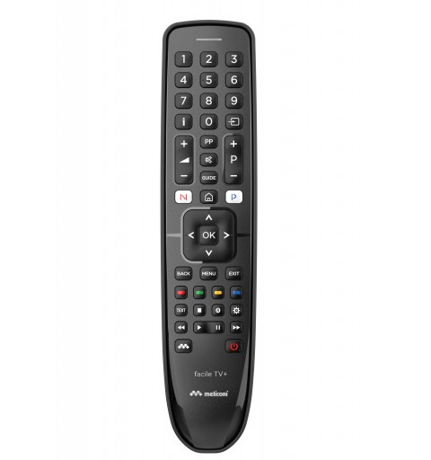 Meliconi Gumbody Facile TV+ mando a distancia RF inalámbrico Botones