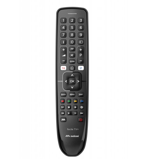 Meliconi Gumbody Facile TV+ télécommande RF sans fil Appuyez sur les boutons
