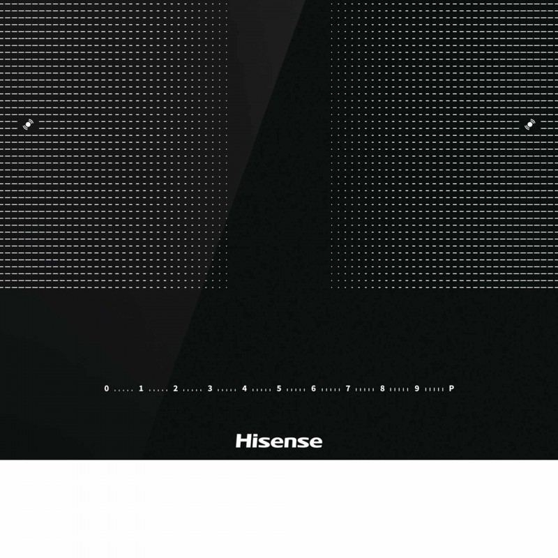Hisense I6456CB plaque Noir Intégré (placement) 59.5 cm Plaque avec zone à induction 4 zone(s)